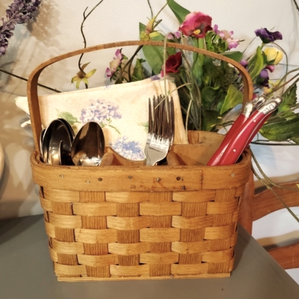 🤎Utensil Vintage Vermont Putney Basket - Picture 1 of 7